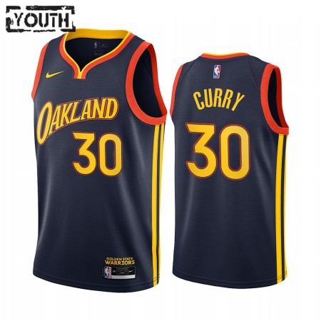 Kinder NBA Golden State Warriors Trikot Stephen Curry 30 2020-21 City Edition Swingman